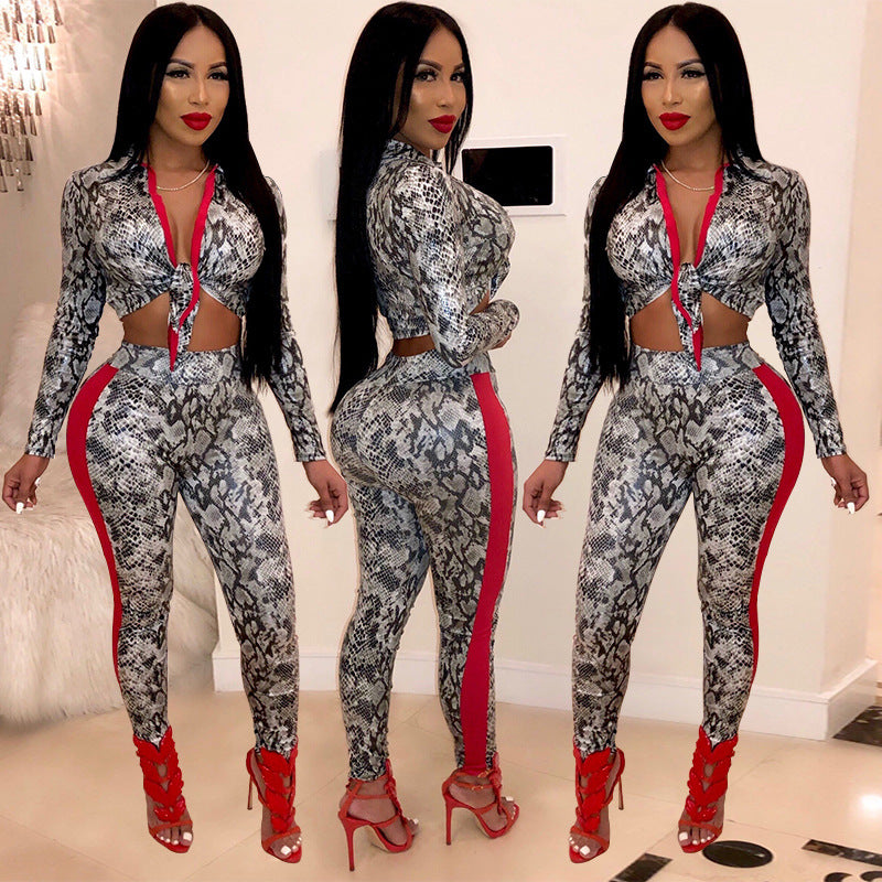 Two-Piece Snakeskin Digital Printing Set
