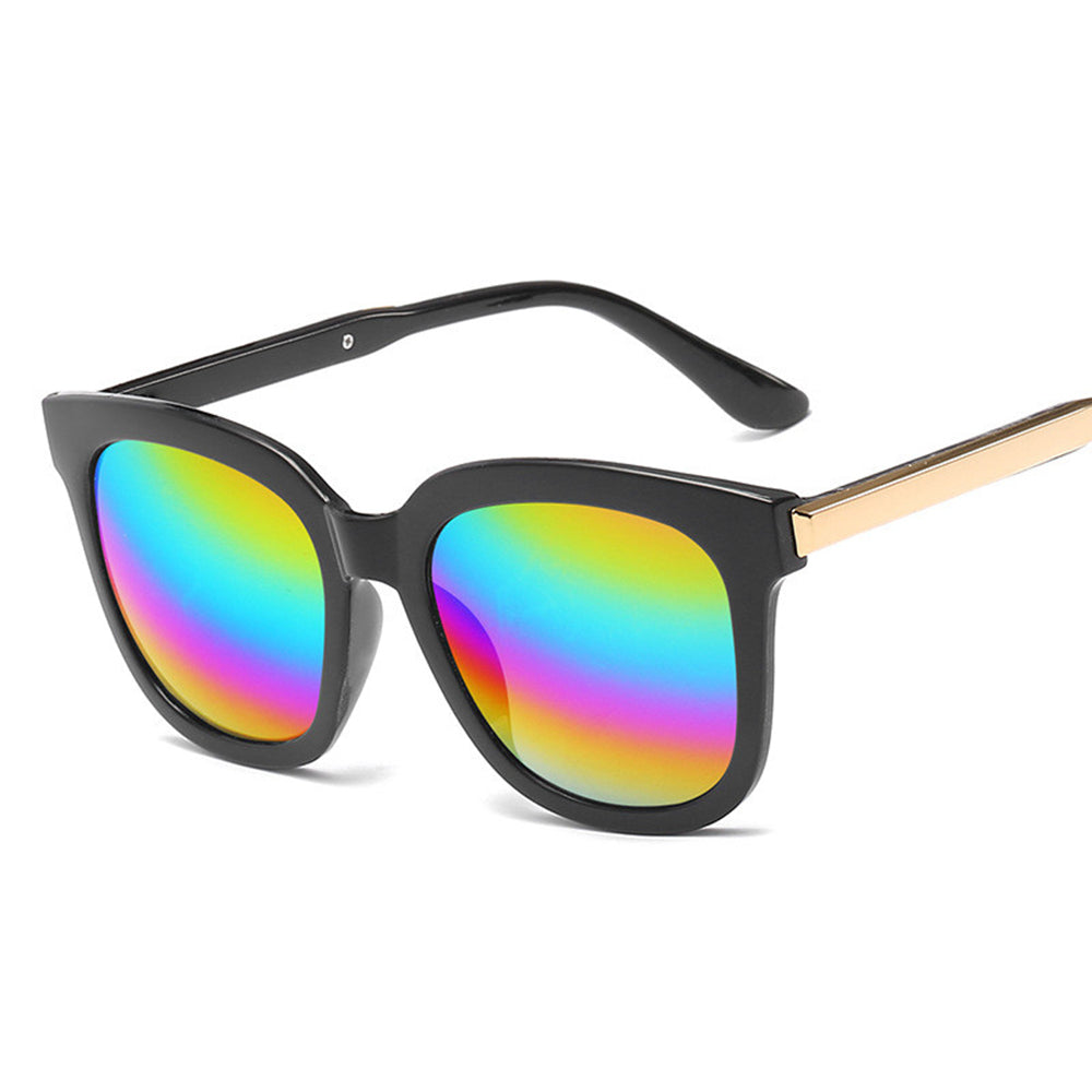 Retro Color Film Reflective Sunglasses