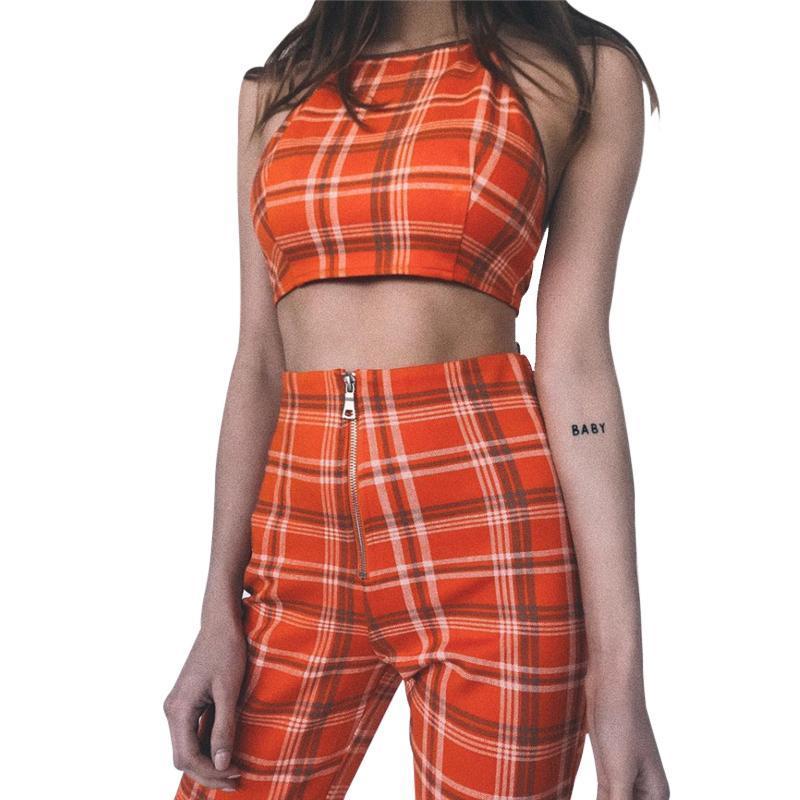 Multi Color Sort Sleeve 2 PIECE PLAID SET