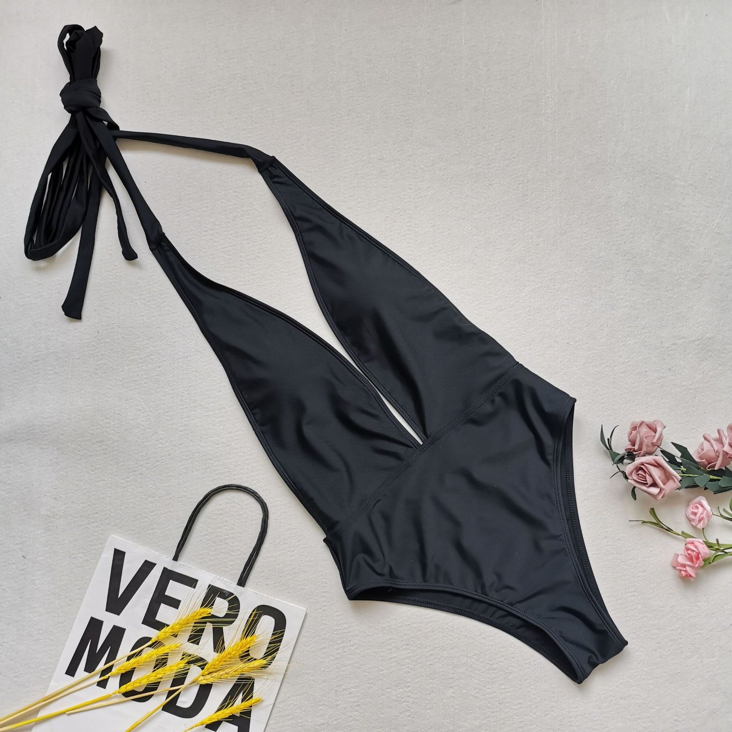 One-Piece Multi Color Bikini Swimsuit