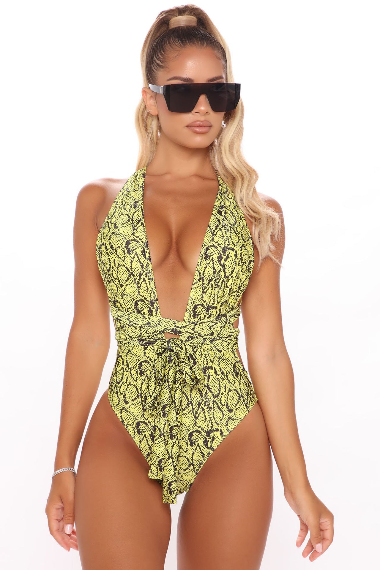 One-Piece Multi Color Bikini Swimsuit