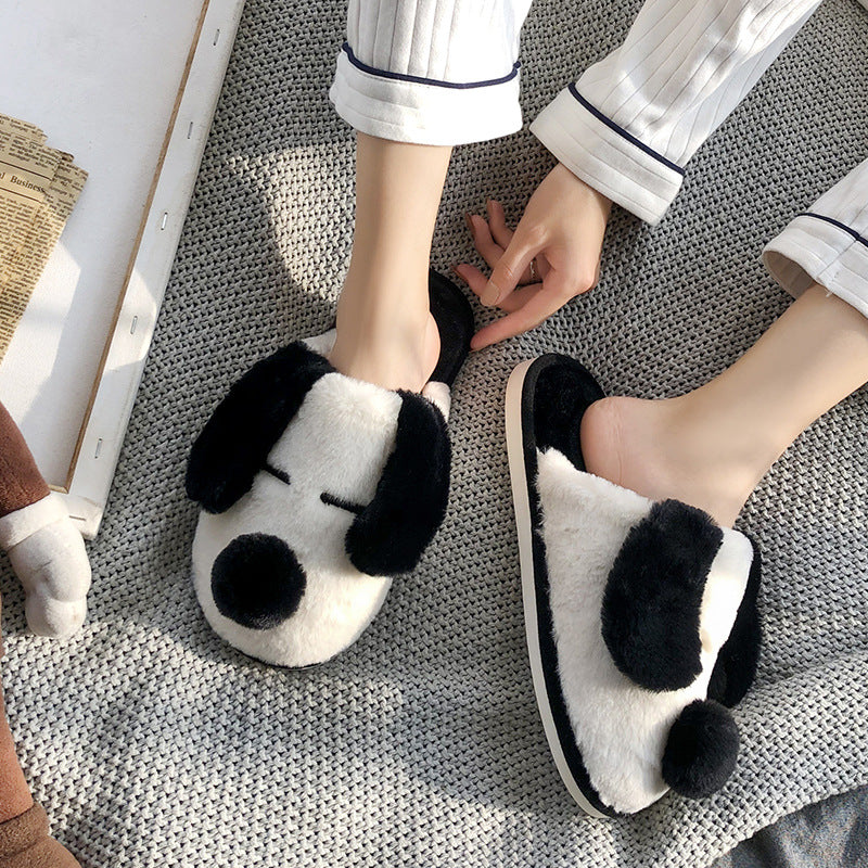 Cute Cartoon Puppy Home Slippers