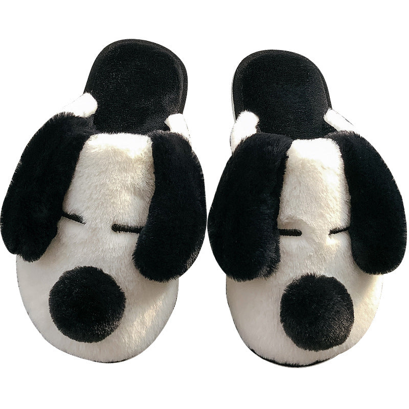 Cute Cartoon Puppy Home Slippers