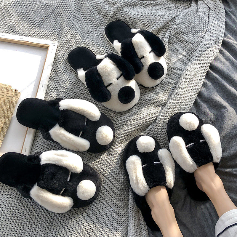 Cute Cartoon Puppy Home Slippers