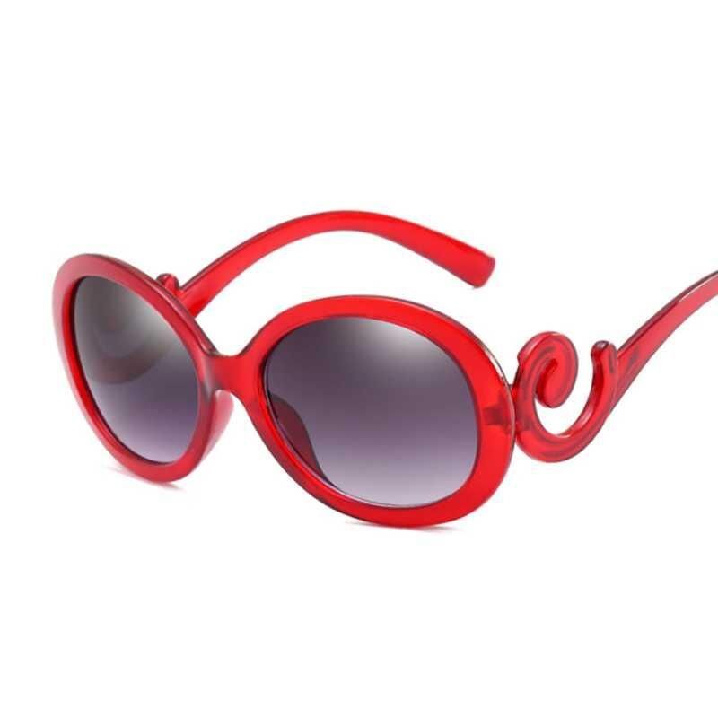 Retro Trendy Fashion Curly Handle Sunglasses
