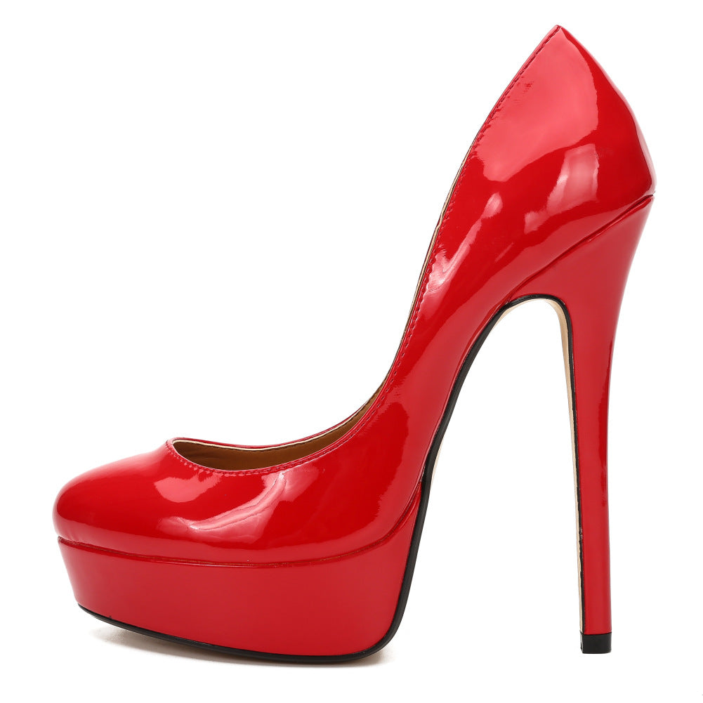 Platform Solid Color High Heels