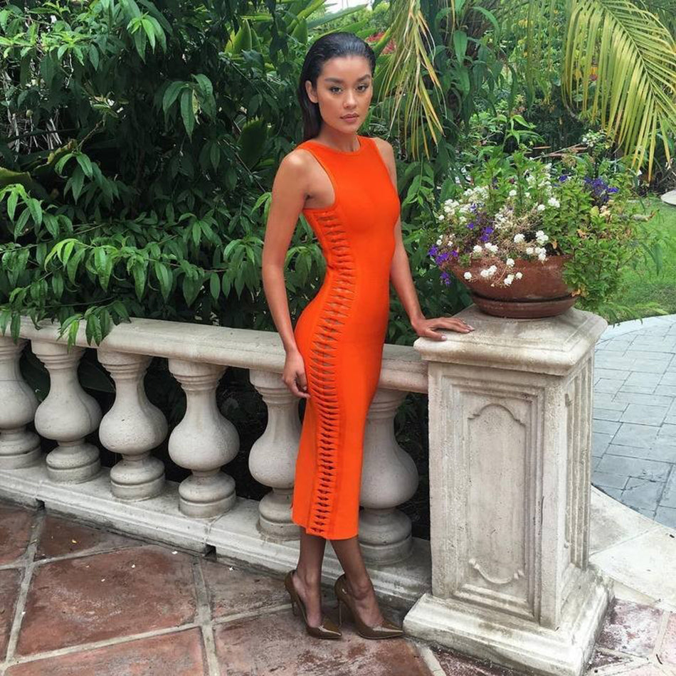 Solid Color Ribbed Sleeveless Dress