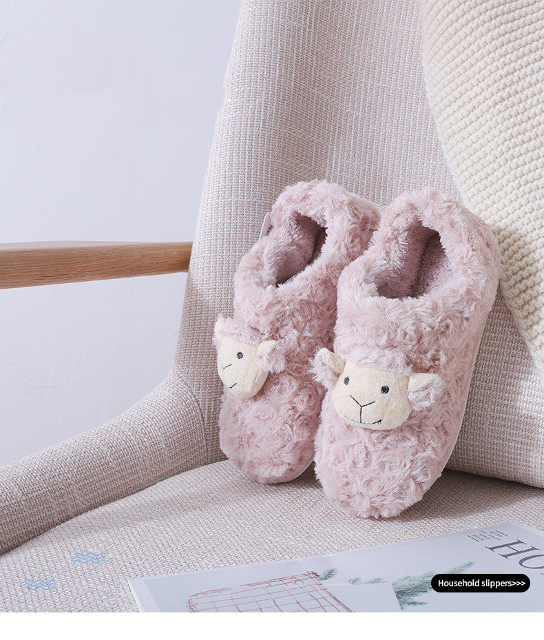 Lamb Plush Slippers