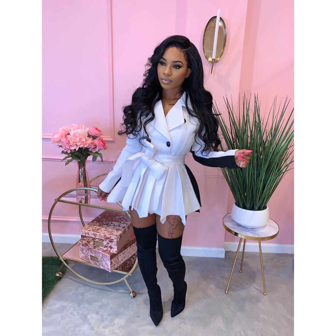 Patchwork wave skirt