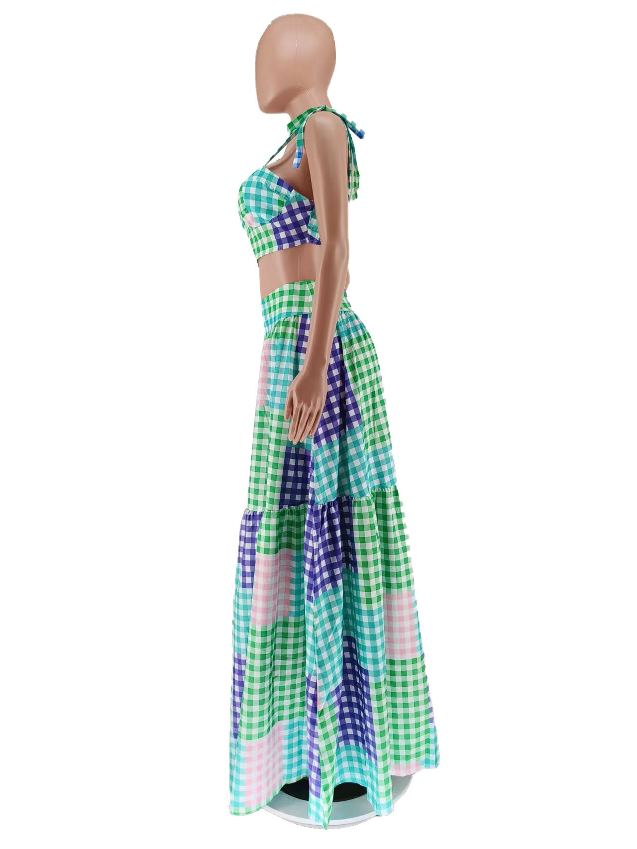 Summer Camisole Bag Hip Skirt Dress Two-piece Suit