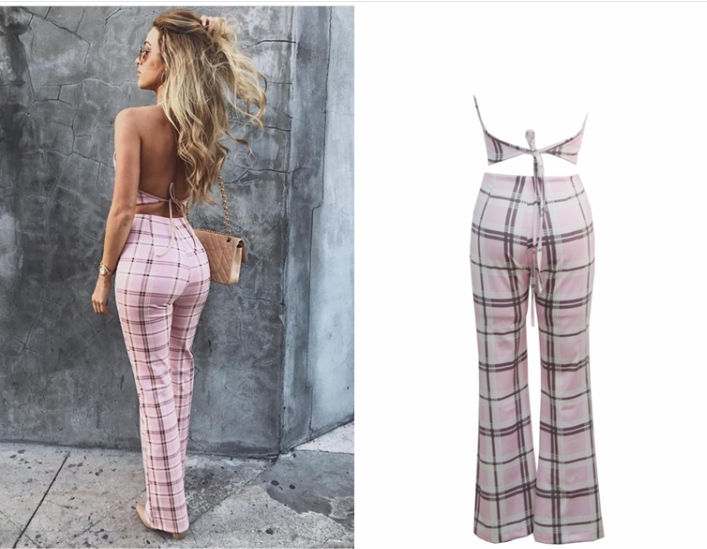 Multi Color Sort Sleeve 2 PIECE PLAID SET