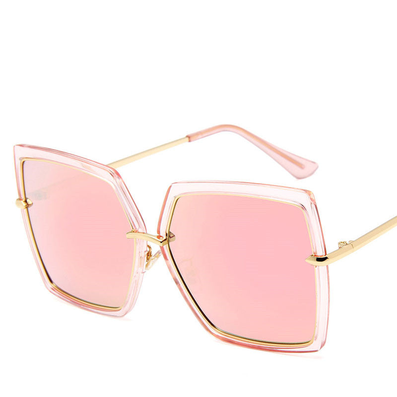 Reflective Metal Retro Sunglasses