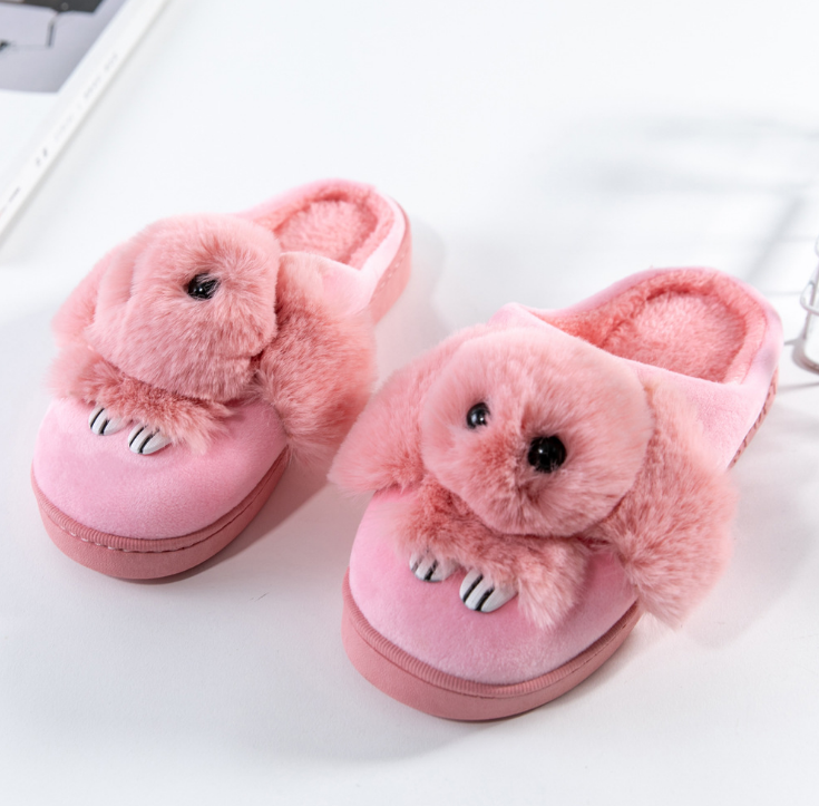 Cartoon Rabbit Cotton Thick wear-resistant Slippers