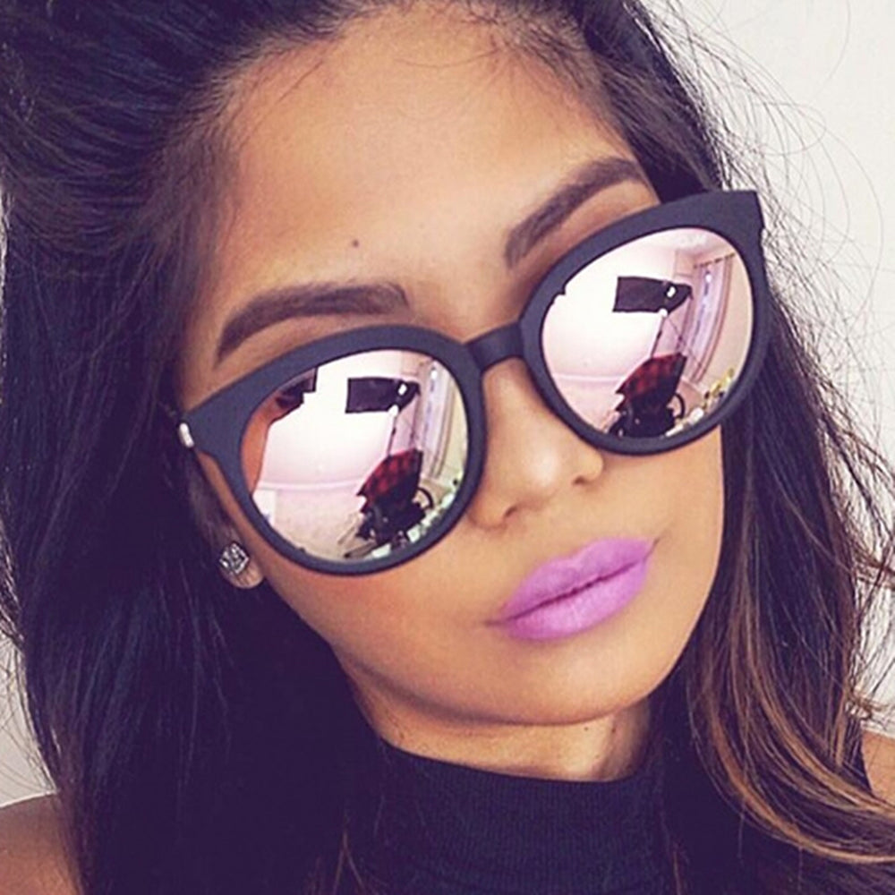 Retro Color Film Reflective Sunglasses