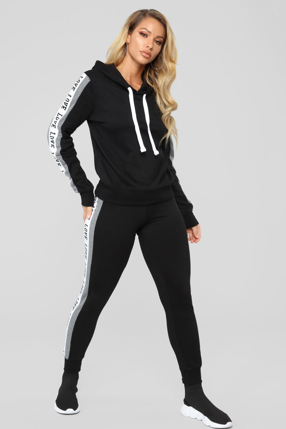 Leisure Printed Two-Piece Set Women's Suit
