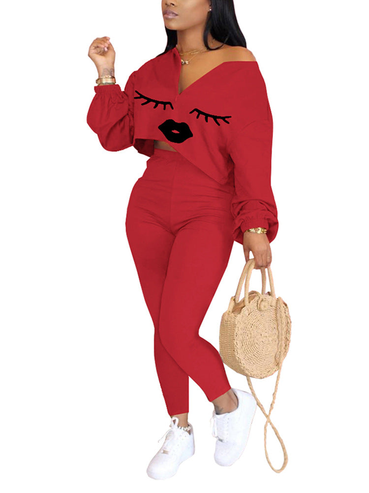 Classic Two-Piece Lip Solid Color Printing Set