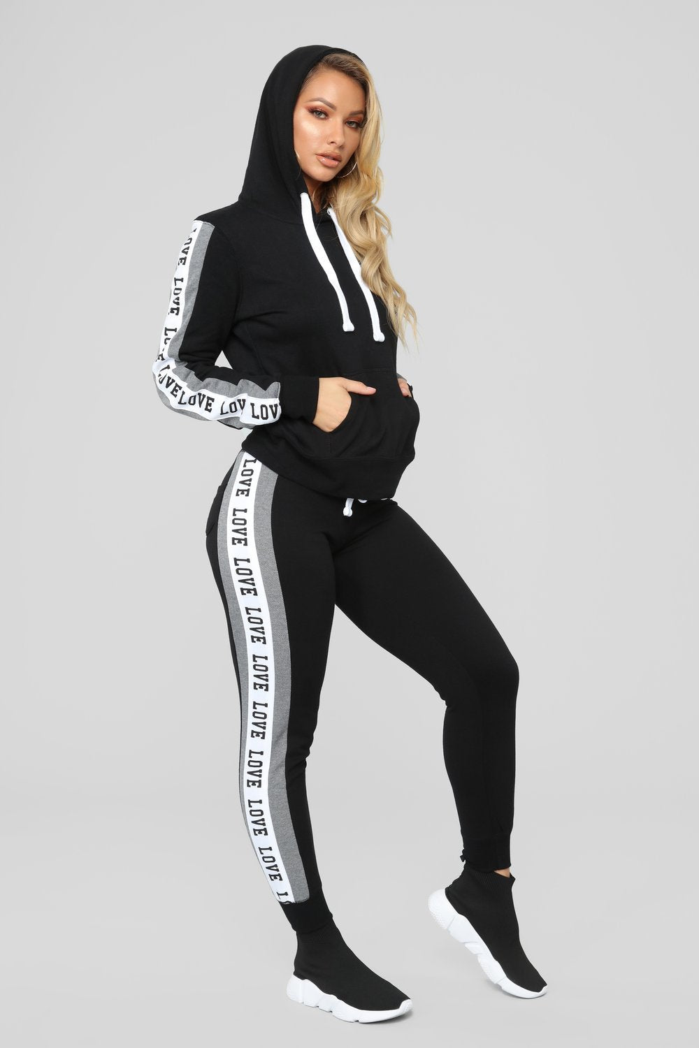 Leisure Printed Two-Piece Set Women's Suit