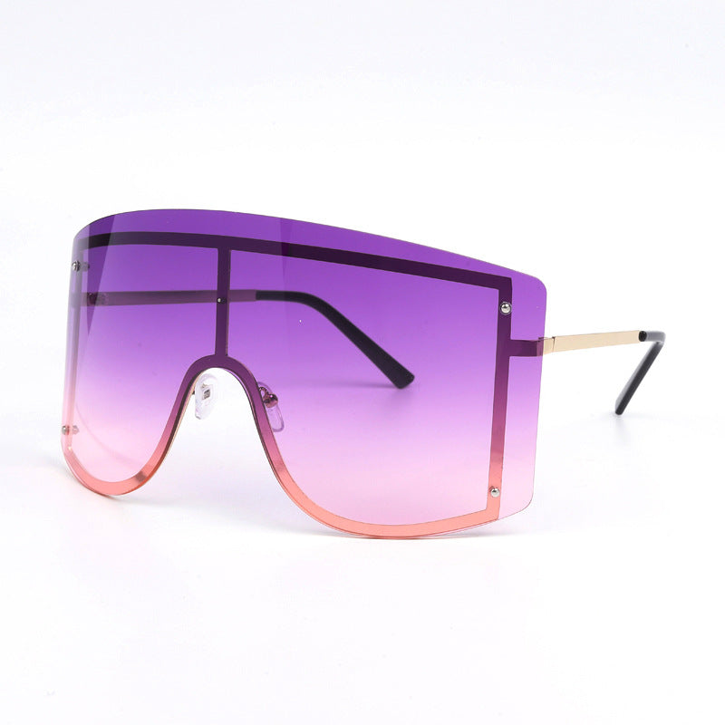 Oversized Face Shield Sunglasses