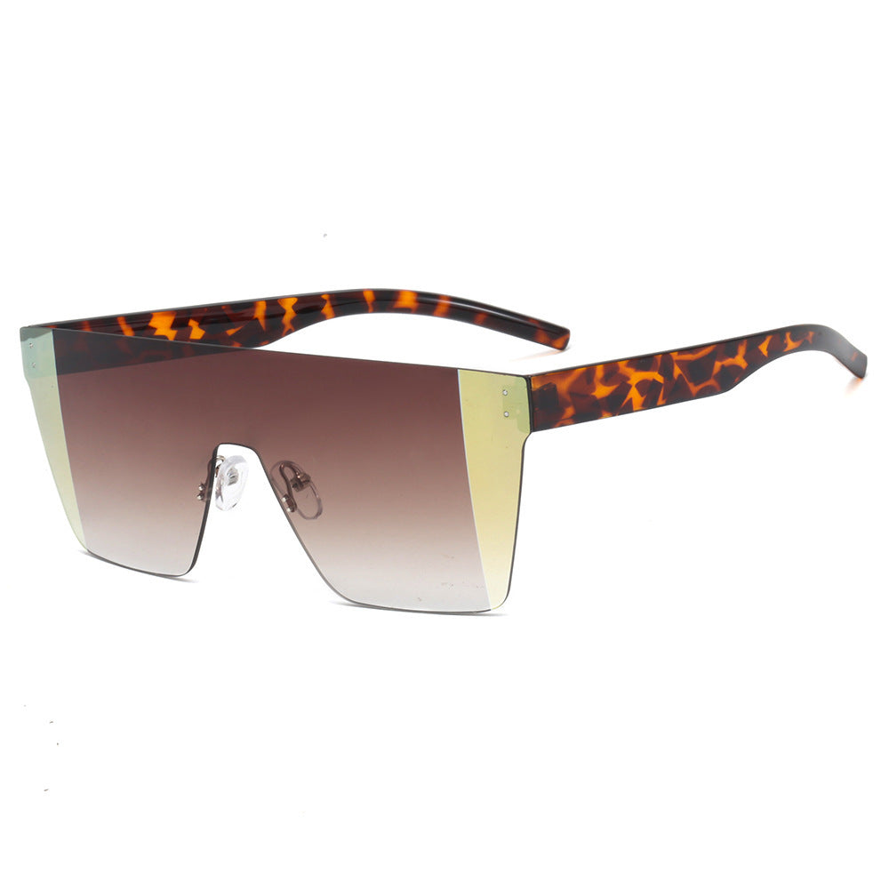 Rimless One-Piece Sunglasses