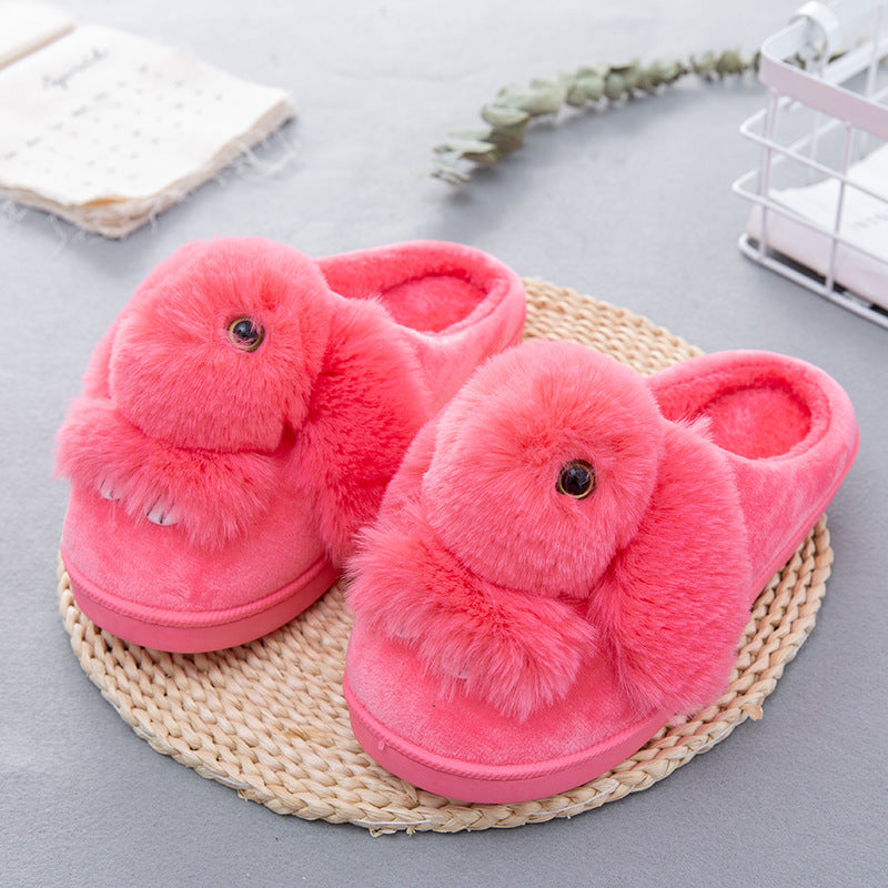 Cartoon Rabbit Cotton Thick wear-resistant Slippers