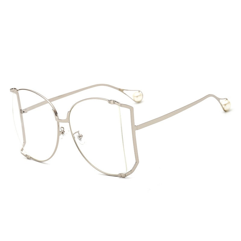 Metal Frame Cutout Sunglasses