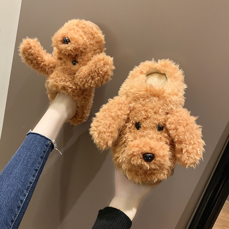 So DOGGONE Cute Cotton Slippers