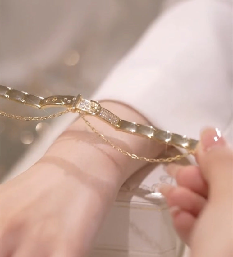 Luxury Fashion Belt Style Bracelet