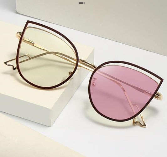 Thin Frame Color Changing Sunglasses