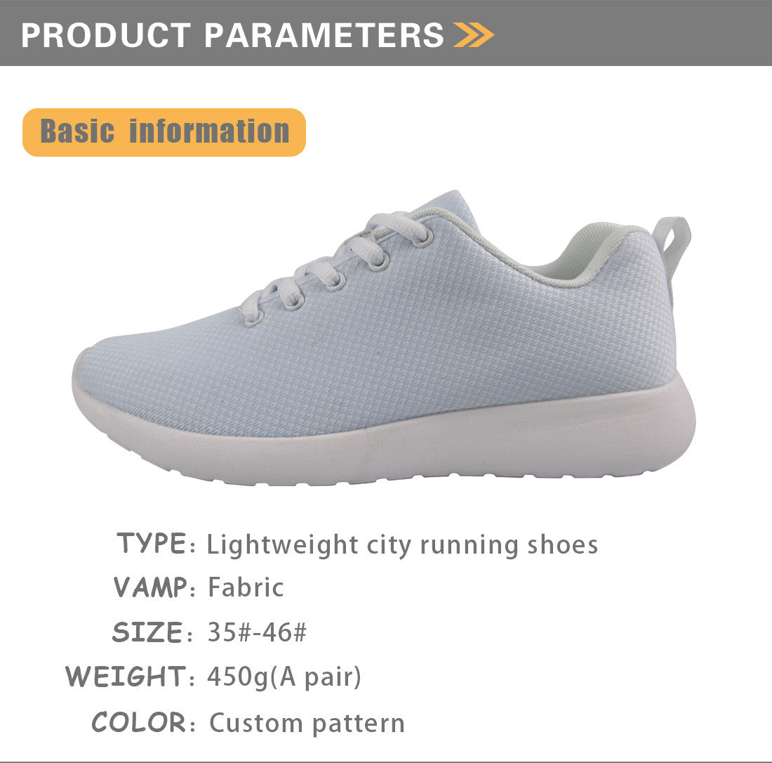 Custom printed sneakers