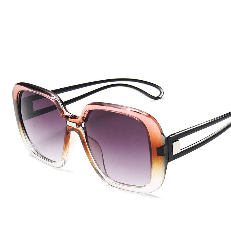 Wide Frame Gradient Sunglasses