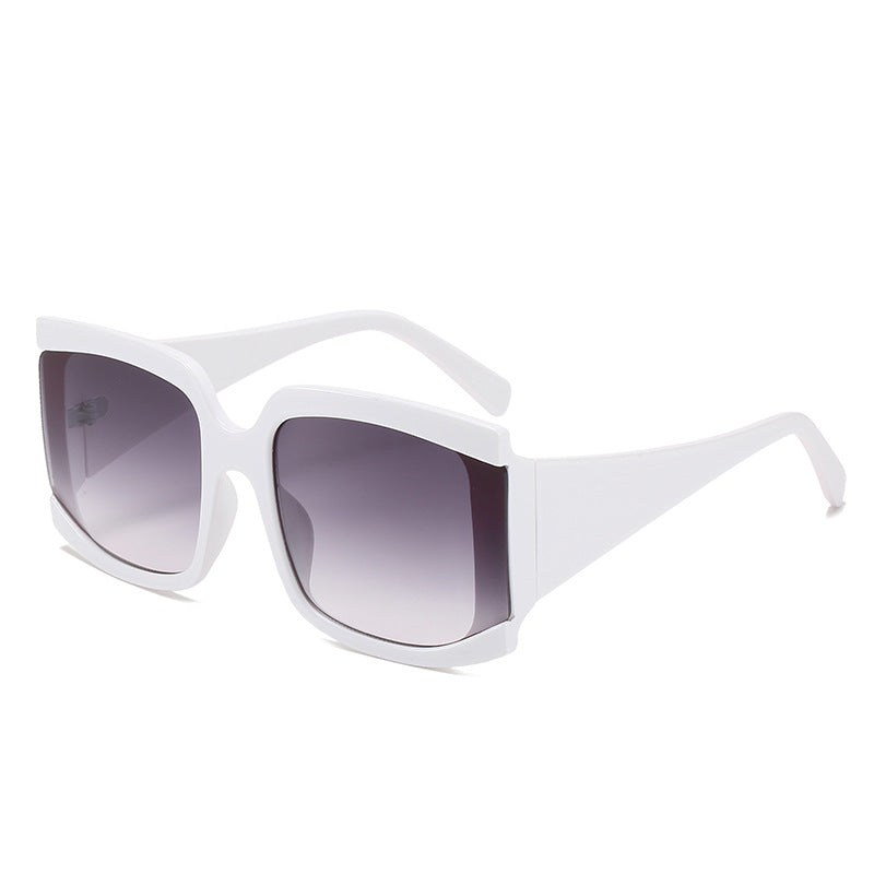 Square Large Frame Fashion Trend Sunglasses