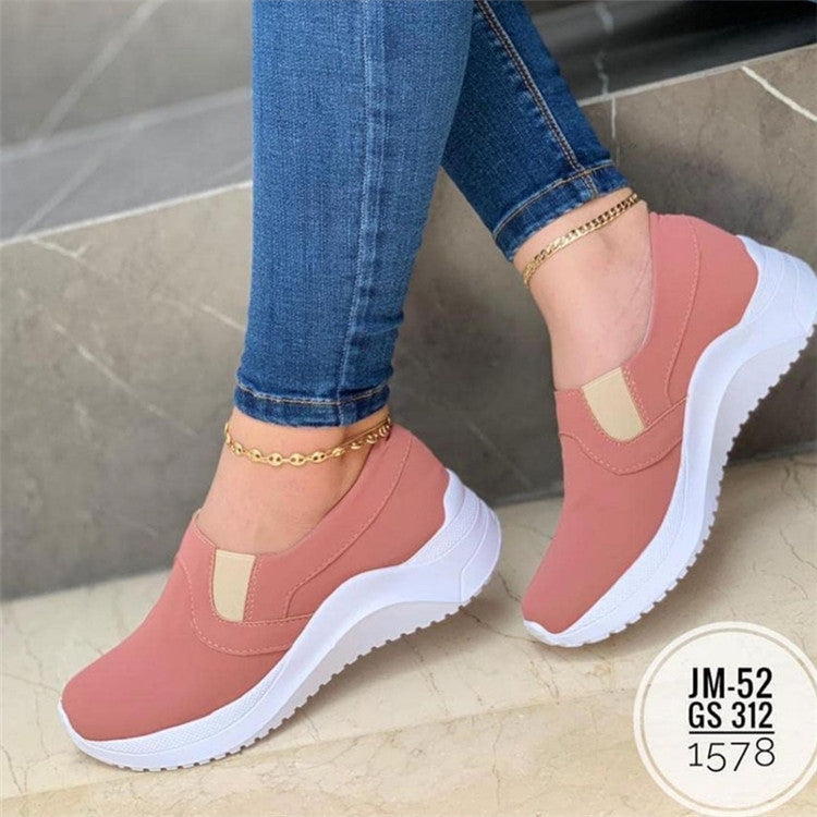 Flat Sneakers Women Breathable Walking Shoes